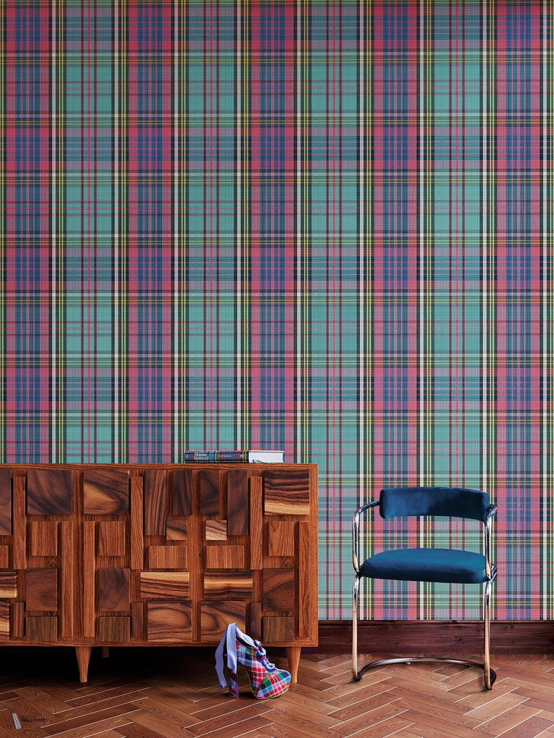 Macandreas Tartan Tapete Cole & Son — Interieur