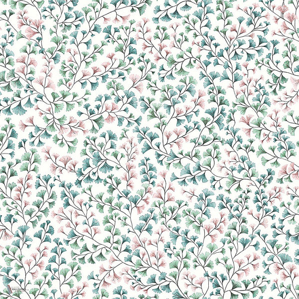 Maidenhair behang in Petrol, Alabaster & Mint van Cole & Son