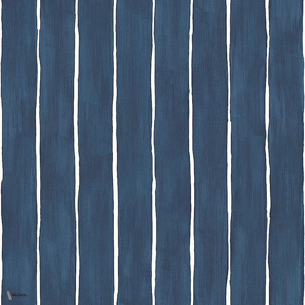 Marquee Stripe behang in Midnight van Cole & Son