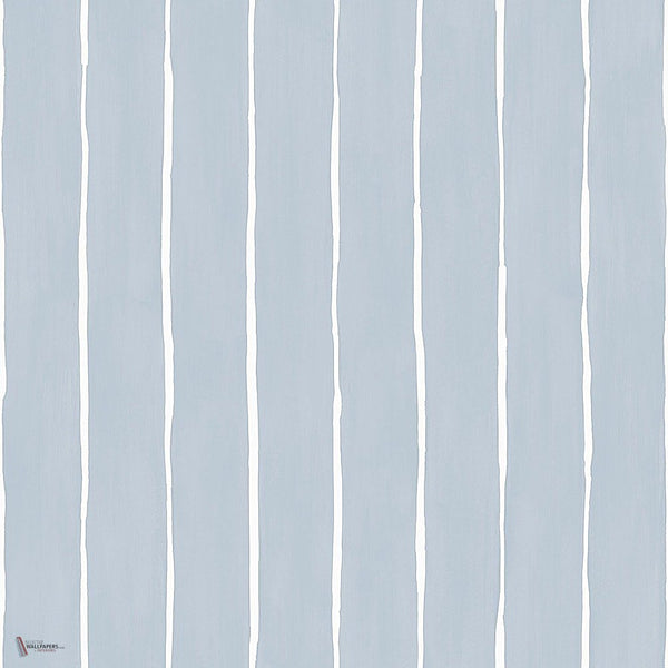 Marquee Stripe behang in Powder Blue van Cole & Son
