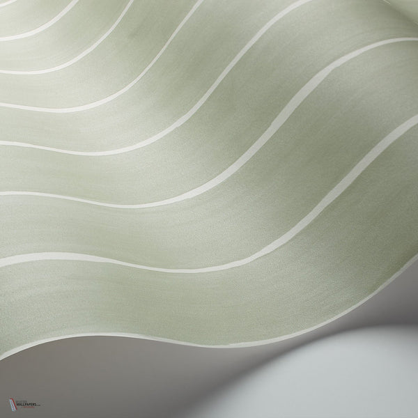 Marquee Stripe behang in Soft Olive van Cole & Son