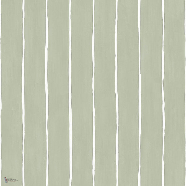 Marquee Stripe behang in Soft Olive van Cole & Son