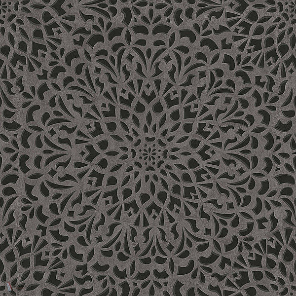 Medina behang in Pewter & Charcoal van Cole & Son
