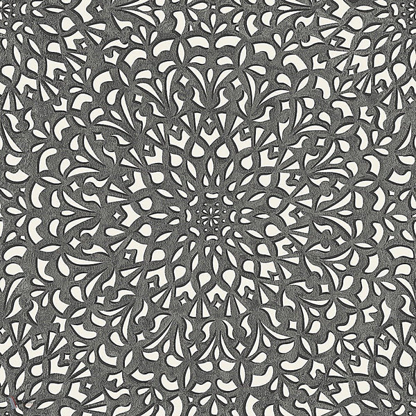 Medina behang in Soot & Snow van Cole & Son