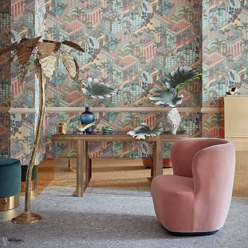Miami Icons wallpaper Cole & Son — interior
