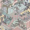 Miami Icons behang in Pastel van Cole & Son
