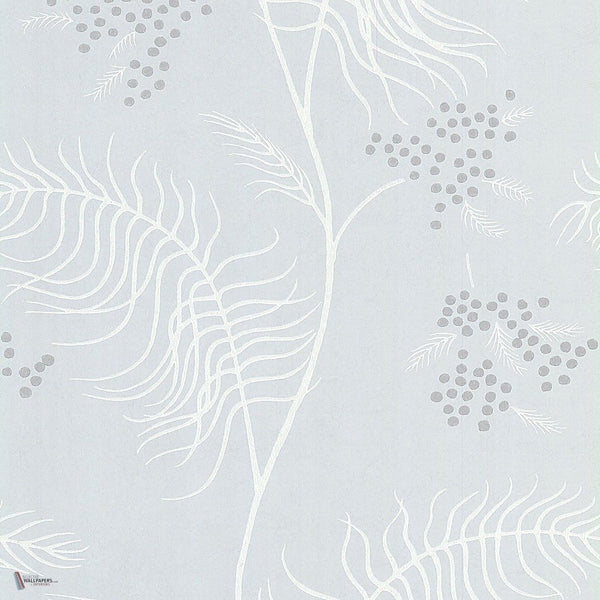Mimosa Tapete in Grey & White on Silver Birch von Cole & Son