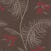Mimosa Tapete in Rouge & Linen on Soot von Cole & Son