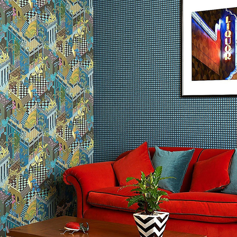 Mosaic carta da parati di Cole & Son — interni