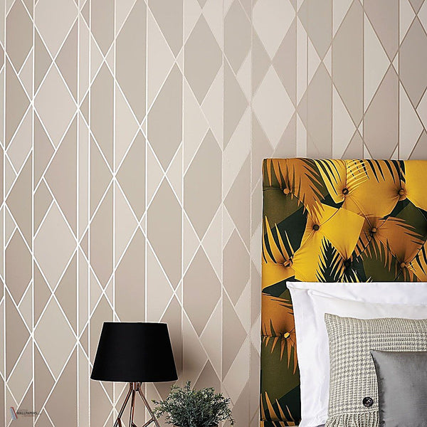 Oblique behang van Cole & Son — interieur