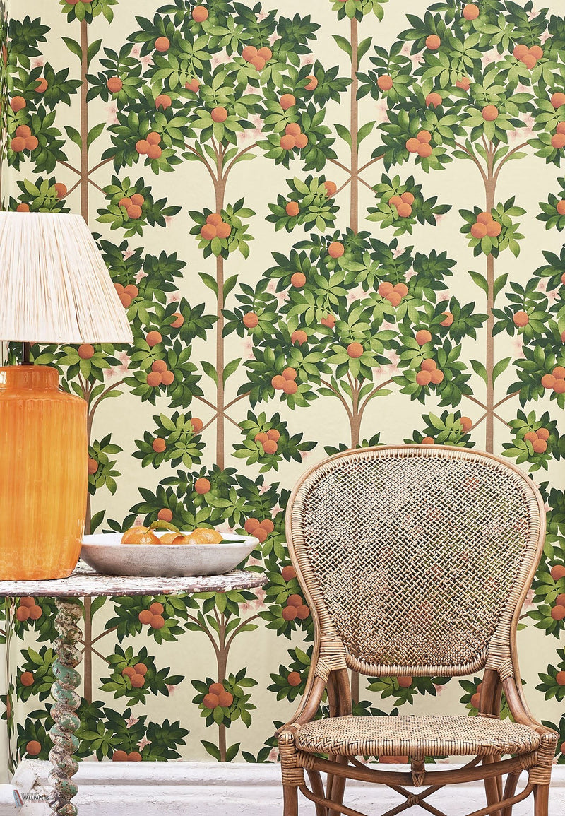 Orange Blossom wallpaper Cole & Son — interior
