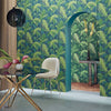 Palm Jungle Icons behang in Forest Green van Cole & Son