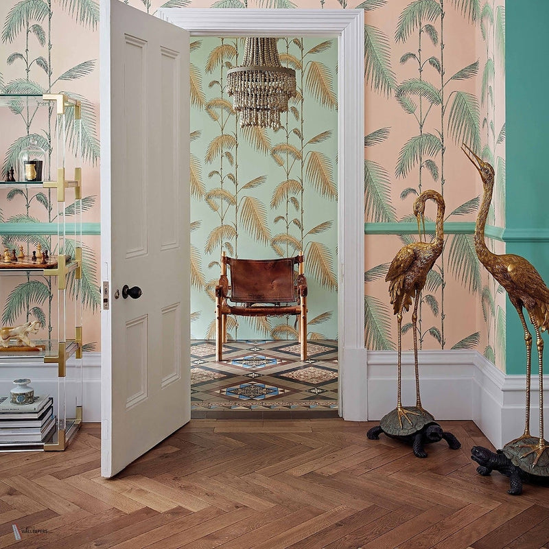 Palm Leaves Icons wallpaper Cole & Son — interior