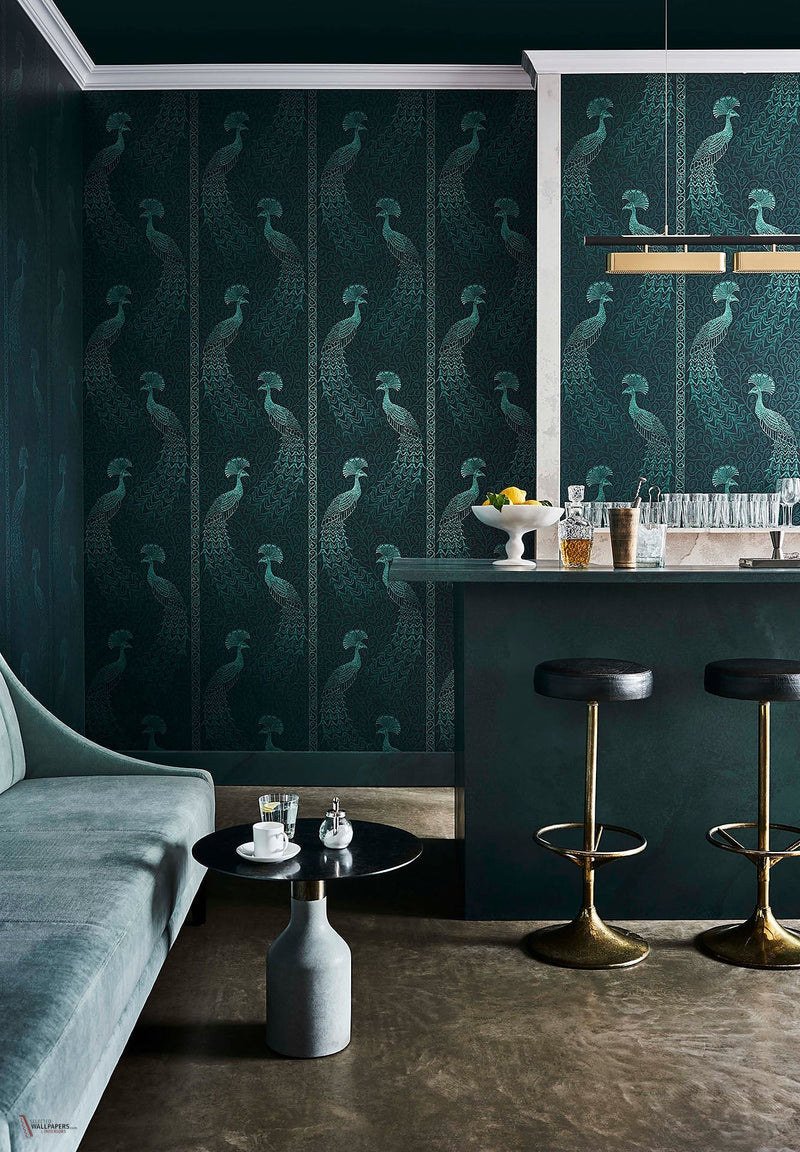 Pavo Parade wallpaper Cole & Son — interior