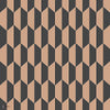Petite Tile behang in Charcoal & Metallic Bronze van Cole & Son