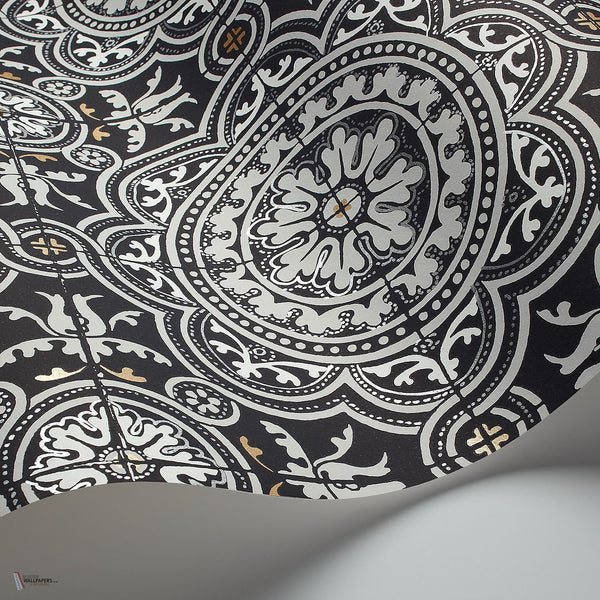 Piccadilly behang in Grey & Black van Cole & Son