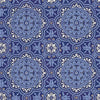 Piccadilly behang in Hyacinth Blue & Midnight van Cole & Son