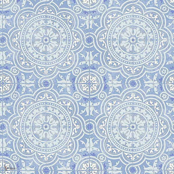 Piccadilly behang in Hyacinth on Midnight van Cole & Son