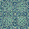 Piccadilly behang in Teal & Ink van Cole & Son