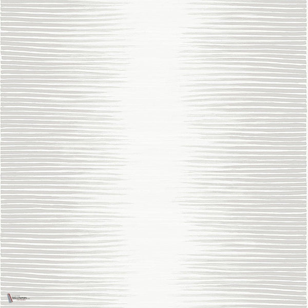 Plume behang in Stone on White van Cole & Son