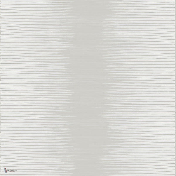 Plume behang in White on Grey van Cole & Son