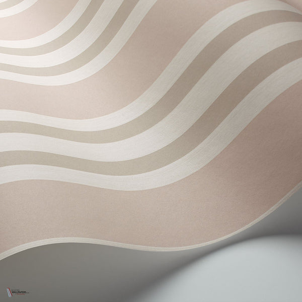 Polo Stripe behang in Ballet Slipper van Cole & Son