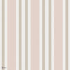 Polo Stripe behang in Ballet Slipper van Cole & Son