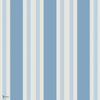 Polo Stripe behang in Hyacinth Blue & Cerulean van Cole & Son