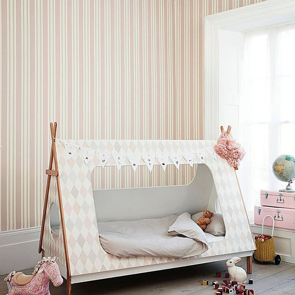 Polo Stripe behang van Cole & Son — interieur