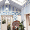 Polo Stripe behang van Cole & Son — interieur