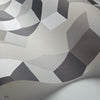 Puzzle behang in Charcoals on Stone van Cole & Son