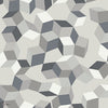 Puzzle behang in Charcoals on Stone van Cole & Son