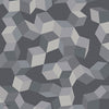 Puzzle behang in Heath Grey on Charcoal van Cole & Son