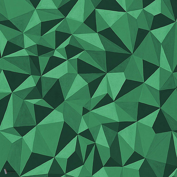Quartz behang in Metallic Emerald van Cole & Son