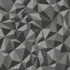 Quartz behang in Metallic Silver & Graphite van Cole & Son