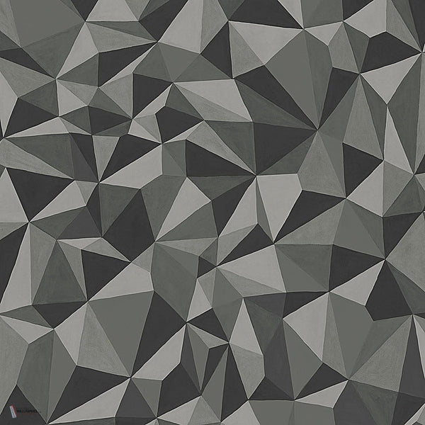Quartz behang in Metallic Silver & Graphite van Cole & Son