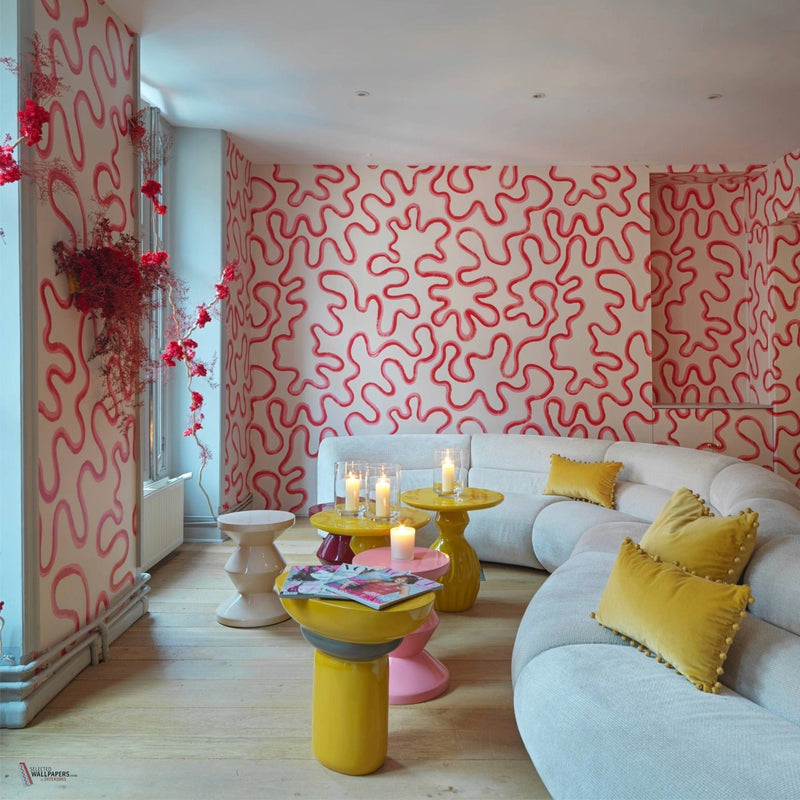 Rainforest Squiggle wallpaper by Cole & Son