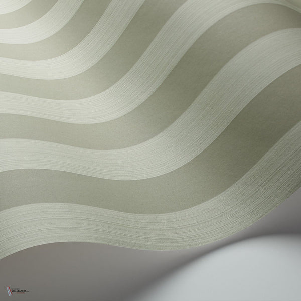 Regatta Stripe behang in Soft Olive van Cole & Son