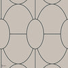 Riviera Tapete in Charcoal on Linen von Cole & Son