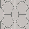 Riviera Tapete in Charcoal on Stone von Cole & Son