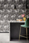 Safari Dance behang Cole & Son — interieur