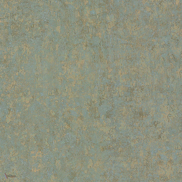 Salvage behang in Metallic Gold & Duck Egg van Cole & Son