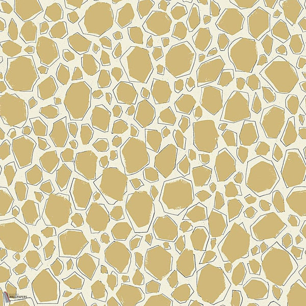 Scattered Ink wallpaper in Ochre by Cole & Son