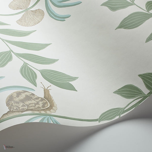 Secret Garden behang in Sage on Chalk van Cole & Son