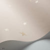 Stars behang in Metallic Gilver on Ballet Slipper van Cole & Son
