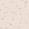 Stars behang in Metallic Gilver on Ballet Slipper van Cole & Son