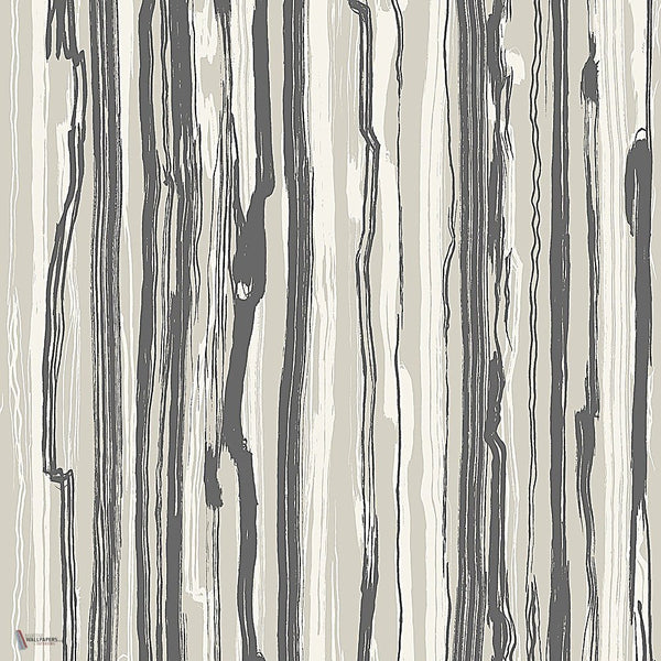 Strand behang in Chalk & Charcoal on Stone van Cole & Son