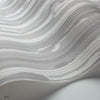 Strand behang in Chalk on Grey van Cole & Son
