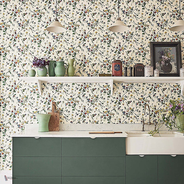 Sweet Pea behang van Cole & Son — interieur