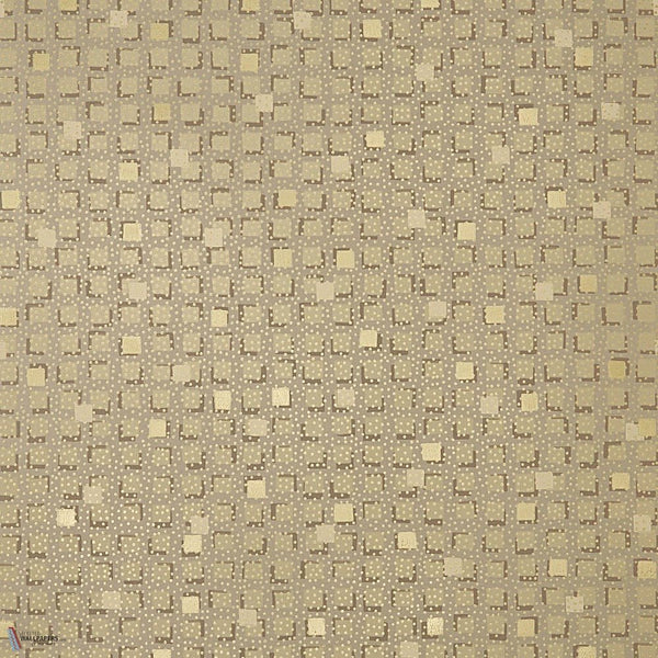 Tesserae wallpaper in Gold & Pewter by Cole & Son